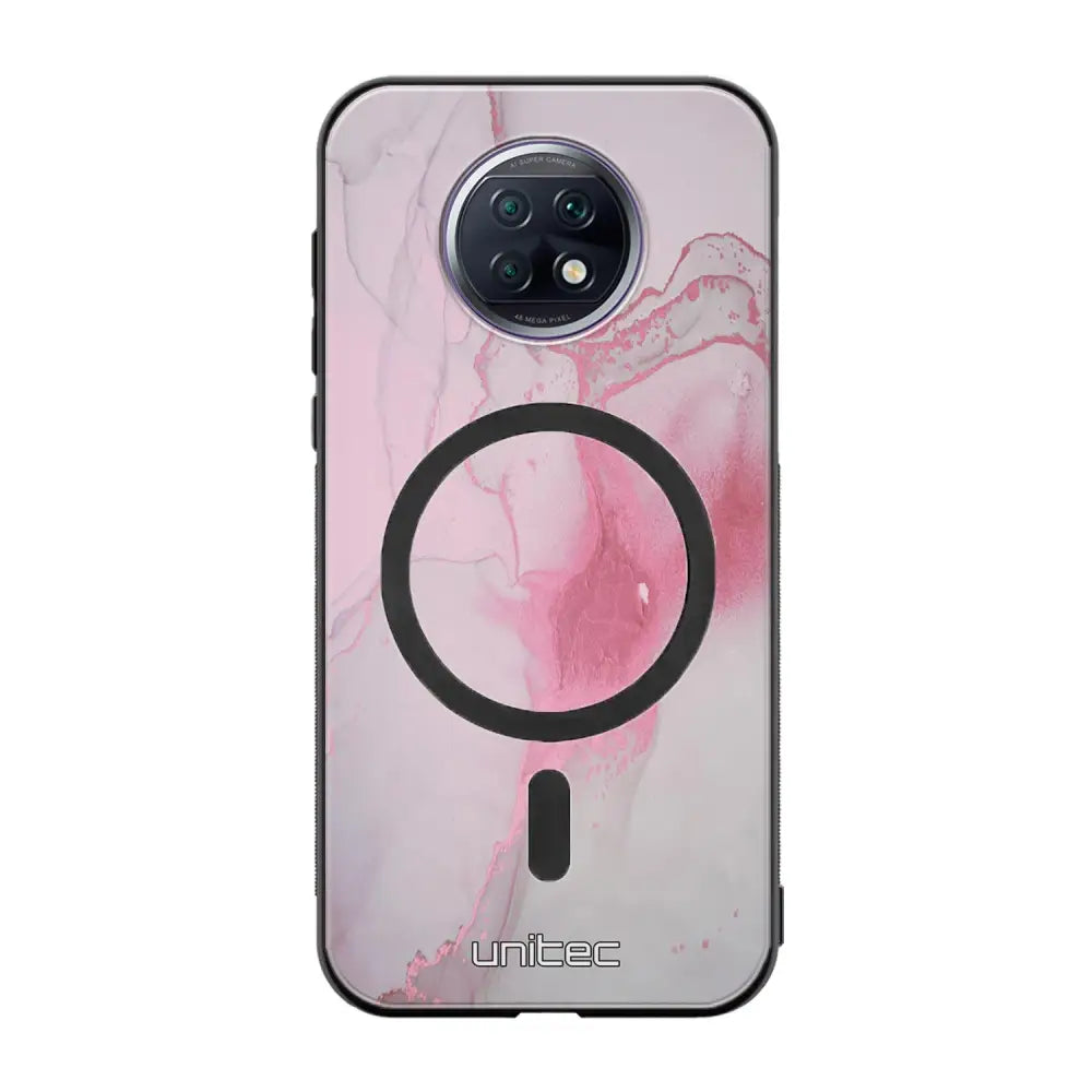 Xiaomi Redmi Note 9T marmori suojakuoret - Pink Pok Rie